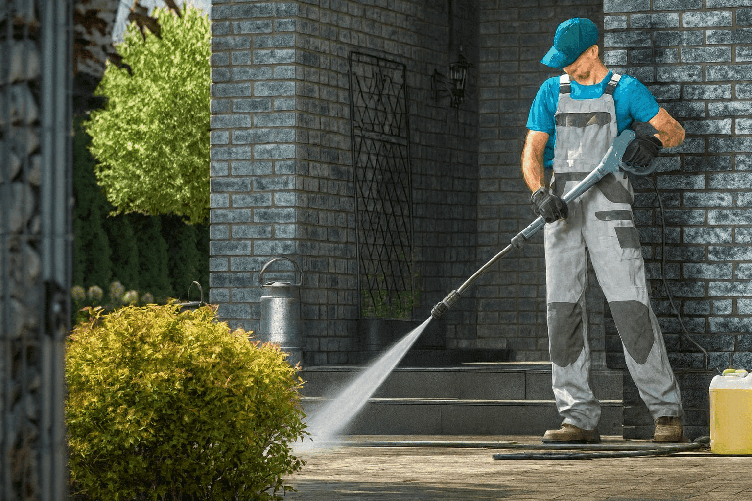 Professional pressure washing service